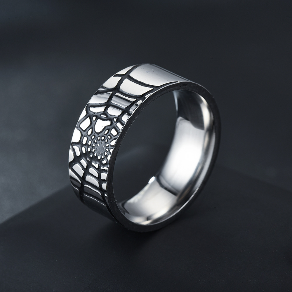 Stainless Steel Simple Spider  - Men Accessories Name 评论和价格