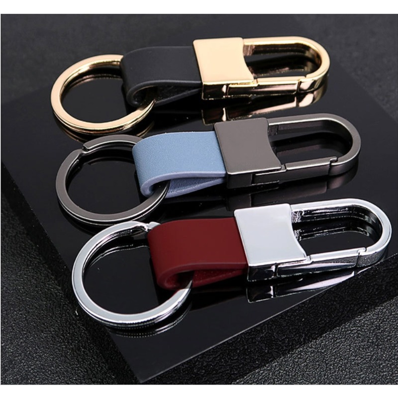 Fashion Leather Keychains Cust - Men Accessories Name 评论和价格