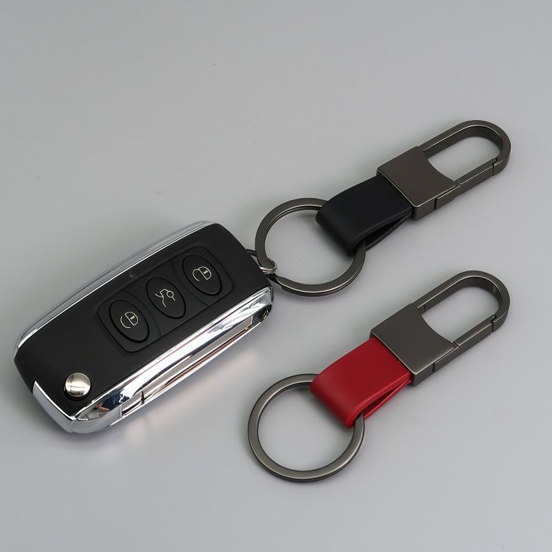 Fashion Leather Keychains Cust - Men Accessories Name 评论和价格