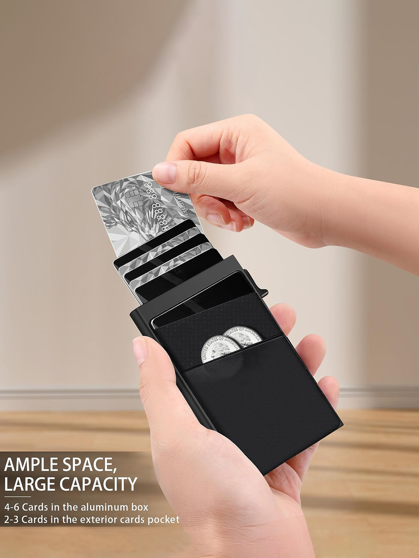 Anti-theft Cards Protectors Ca - Card Case Minimalist 评论和价格