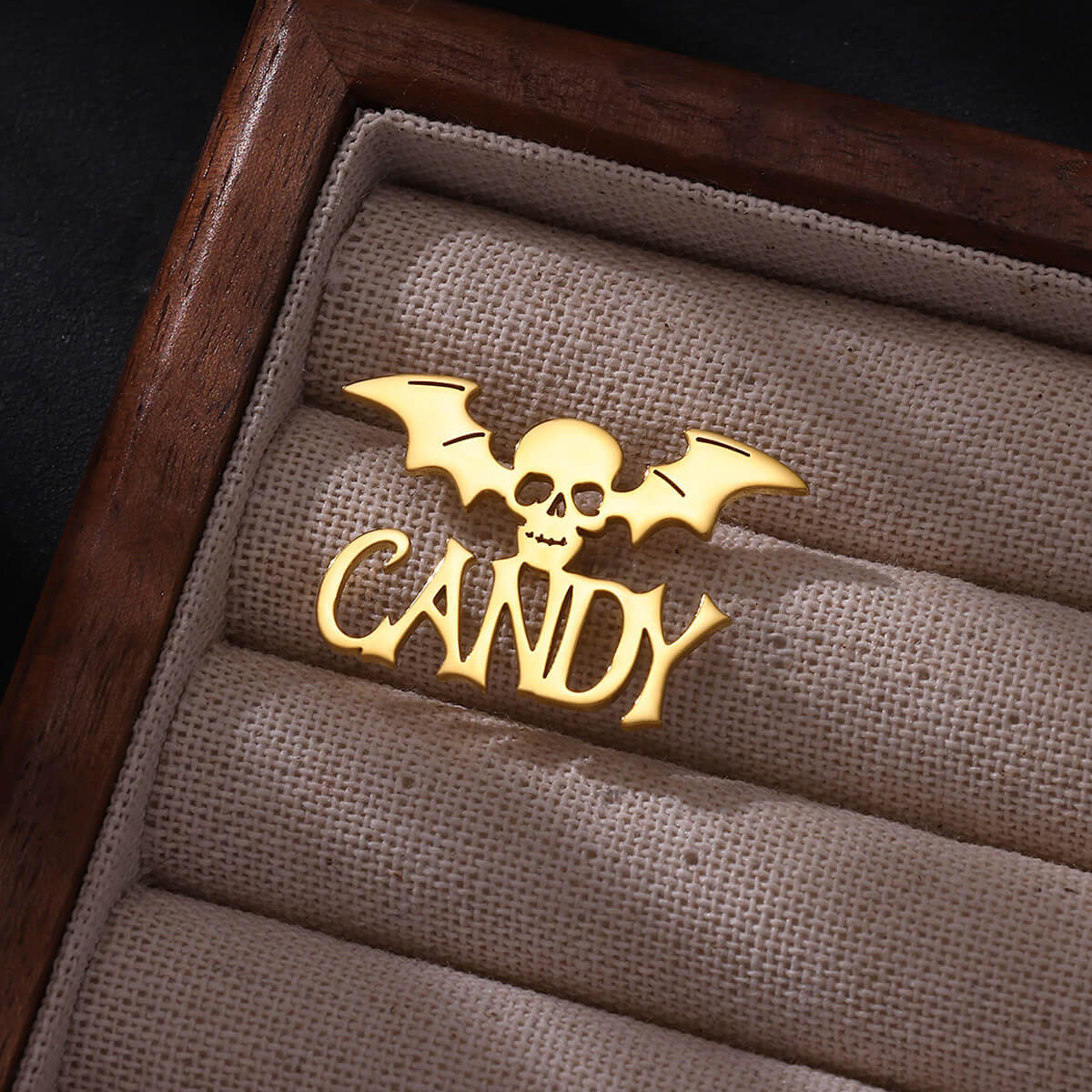 Customized Name Skeleton Bat B - Men Accessories Name 评论和价格