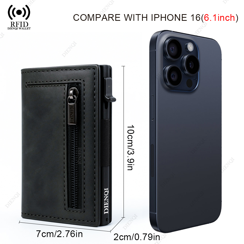 Magnetic Credit Card Holder Lu - Card Case Minimalist 评论和价格