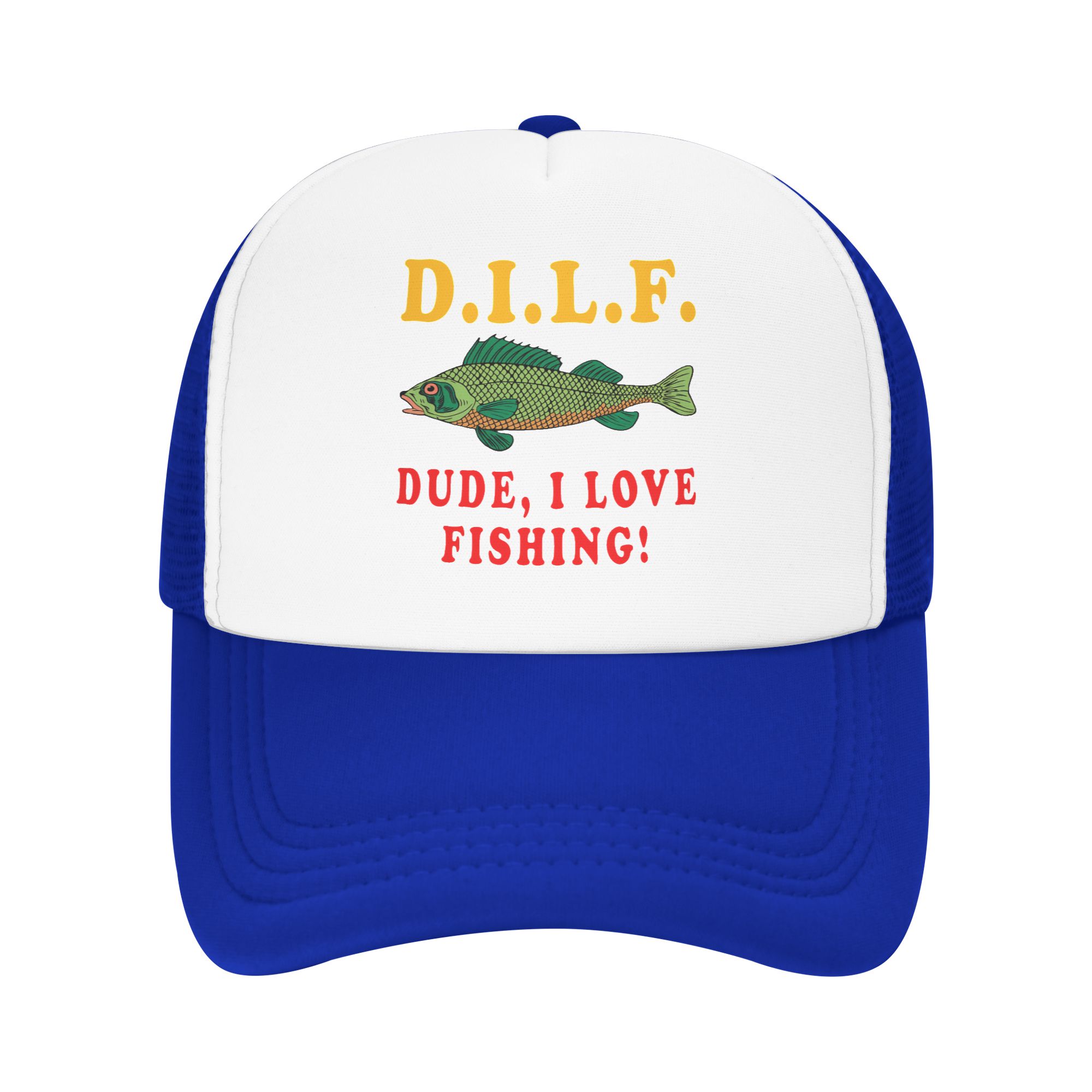 Dude I Love Fishing DILF   Mem - Hat Snapback Cap 评论和价格