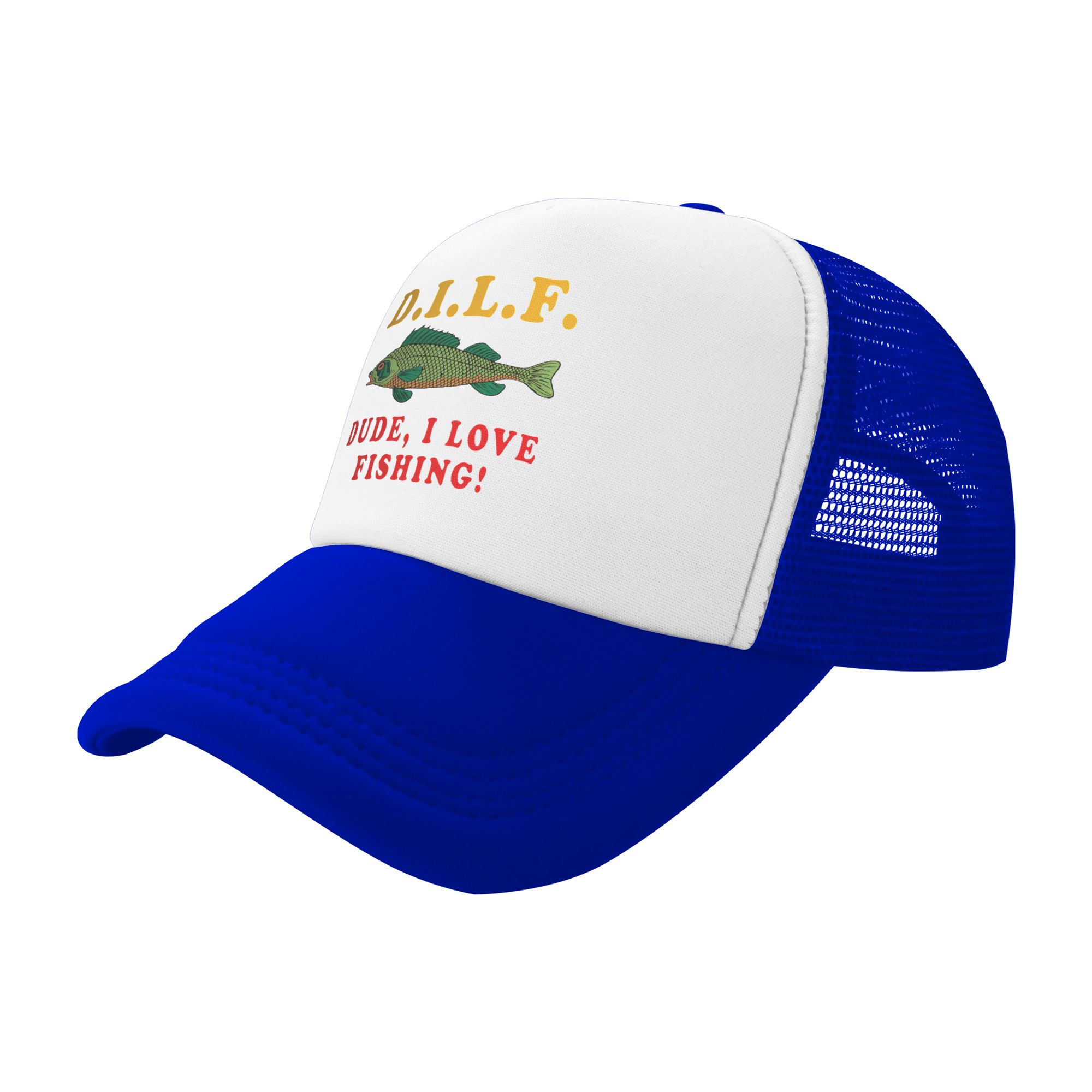 Dude I Love Fishing DILF   Mem - Hat Snapback Cap 评论和价格