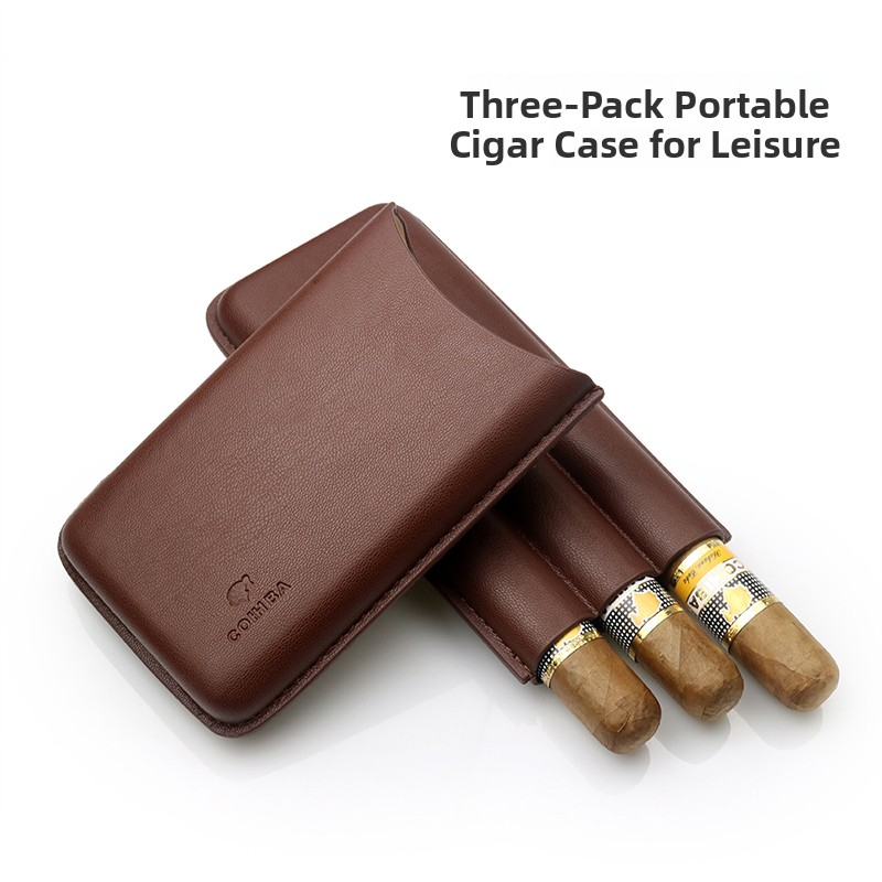 Portable Cigar Box Set of 2 Le - Cigar Cutter Set 评论和价格