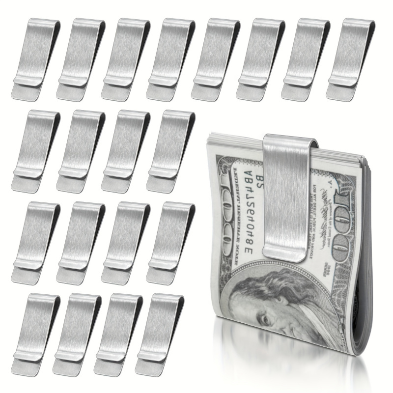 20PCS Stainless Steel Silver S - Card Case Minimalist 评论和价格