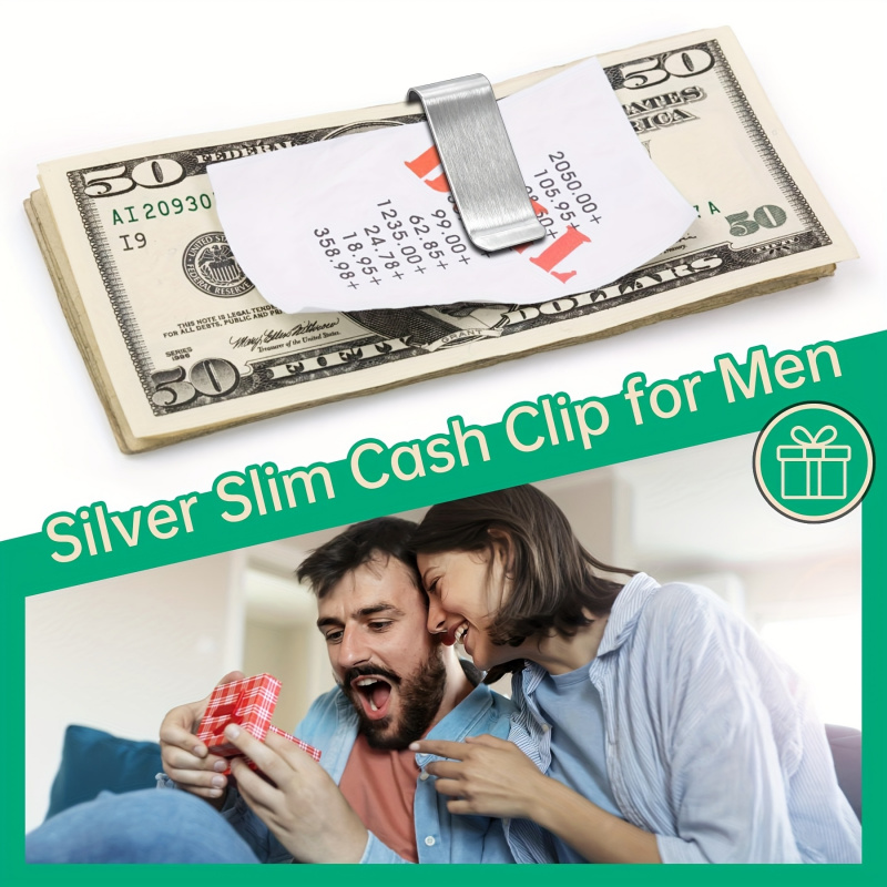 20PCS Stainless Steel Silver S - Card Case Minimalist 评论和价格