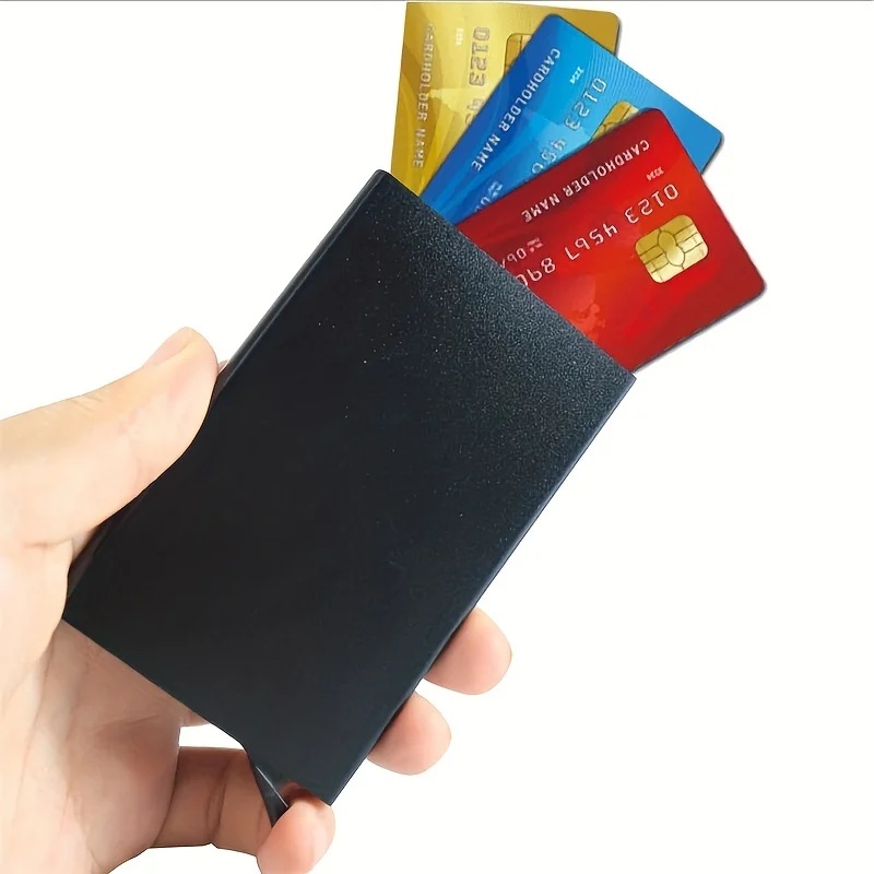 Smart Wallet Card Holder Metal - Card Case Minimalist 评论和价格
