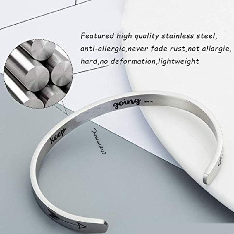 4MM To 8MM Free Engraving Cuff - Men Accessories Name 评论和价格