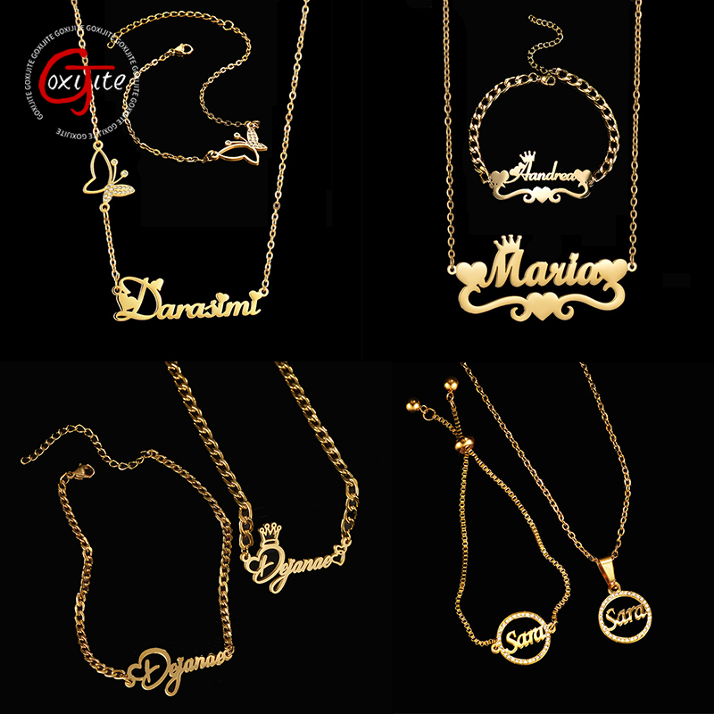 Goxijite Customize Name Neckla - Men Accessories Name 评论和价格