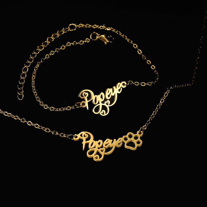 Goxijite Customize Name Neckla - Men Accessories Name 评论和价格