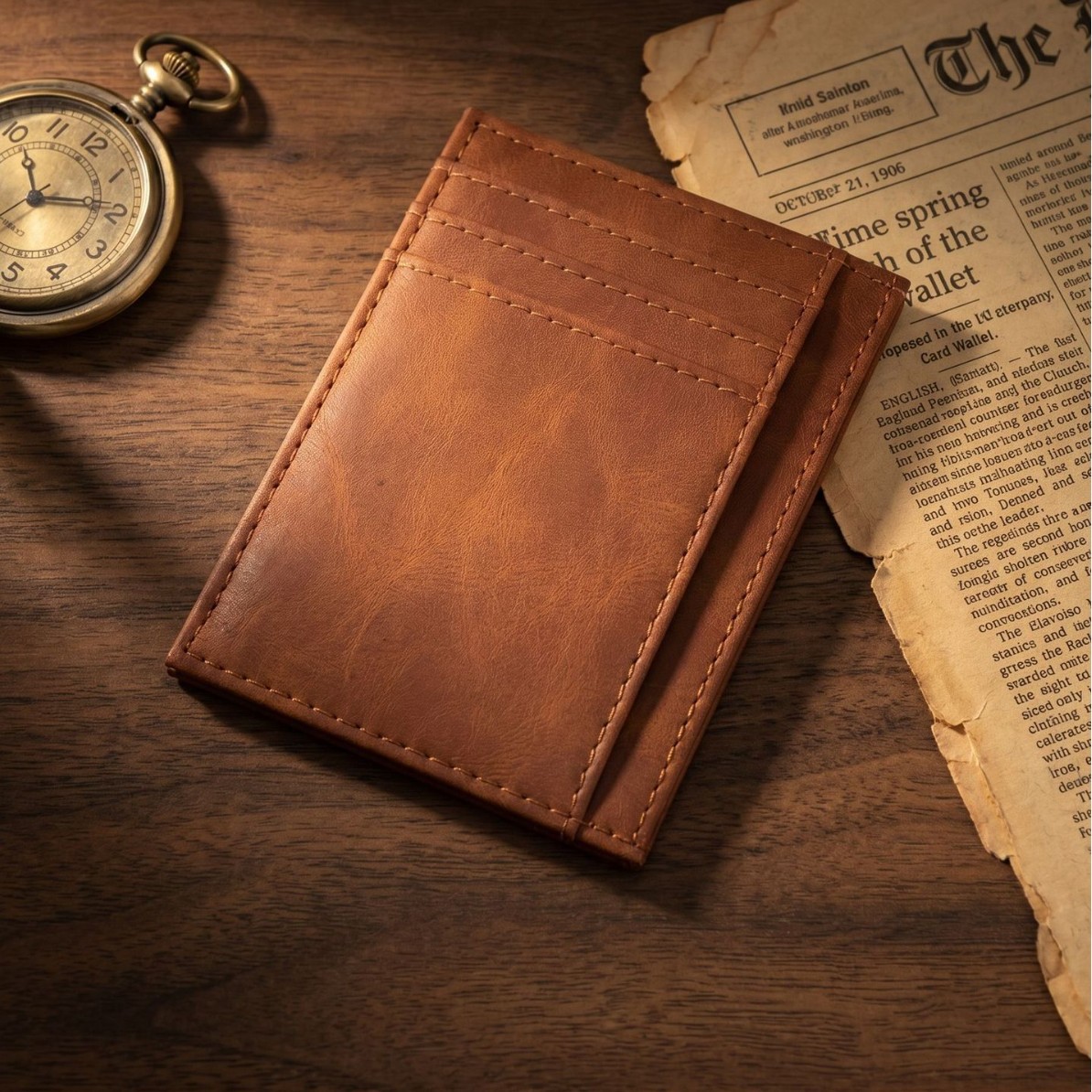 Ultra Slim PU Leather Card Hol - Card Case Minimalist 评论和价格
