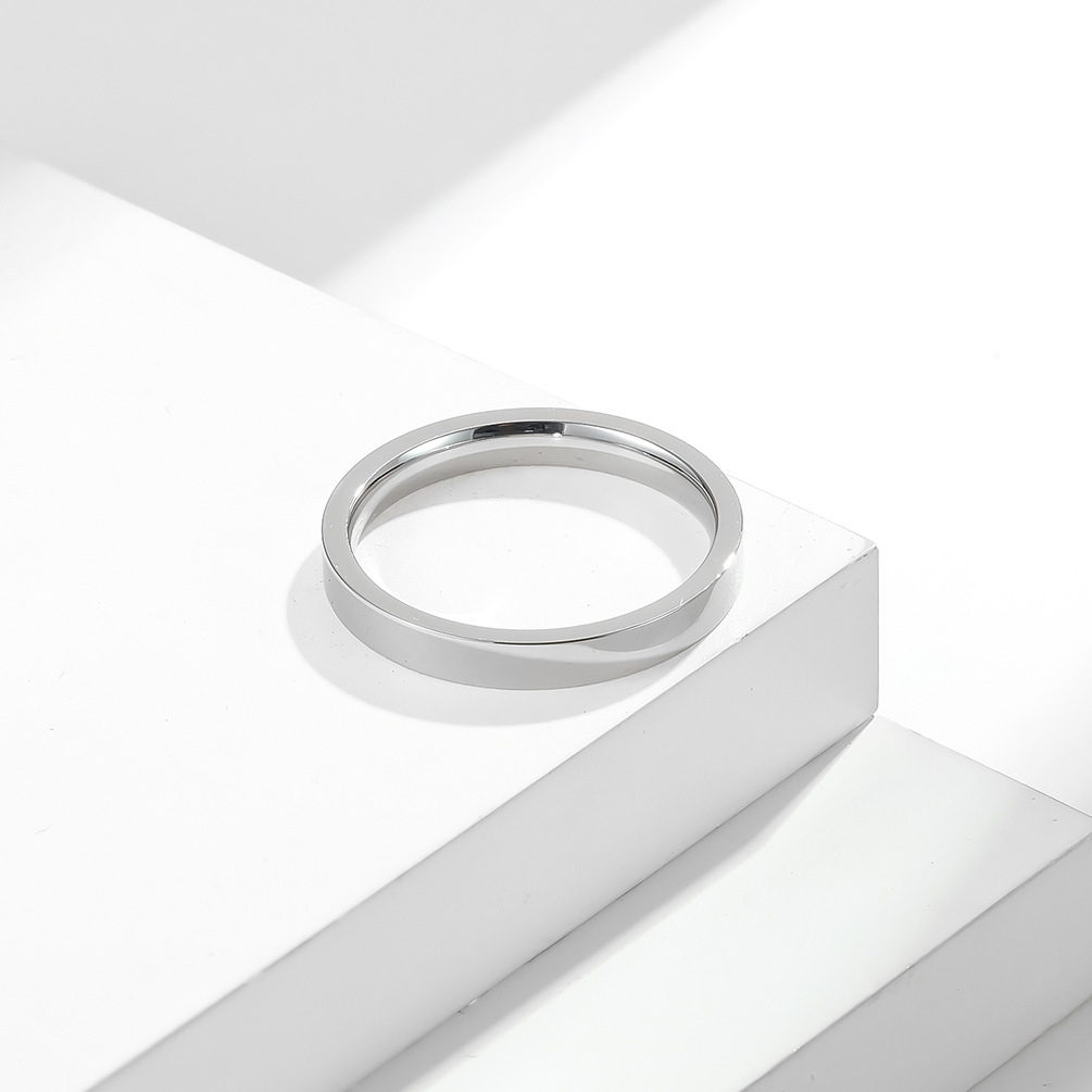 3MM Classic Simple 316L Stainl - Men Accessories Name 评论和价格