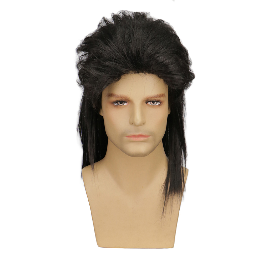 Men Wigs Synthetic Mullet wigs - Men'S Accessories In The 80S 评论和价格