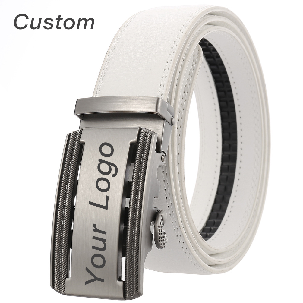 Personalized Mens White Leathe - Men Accessories Name 评论和价格