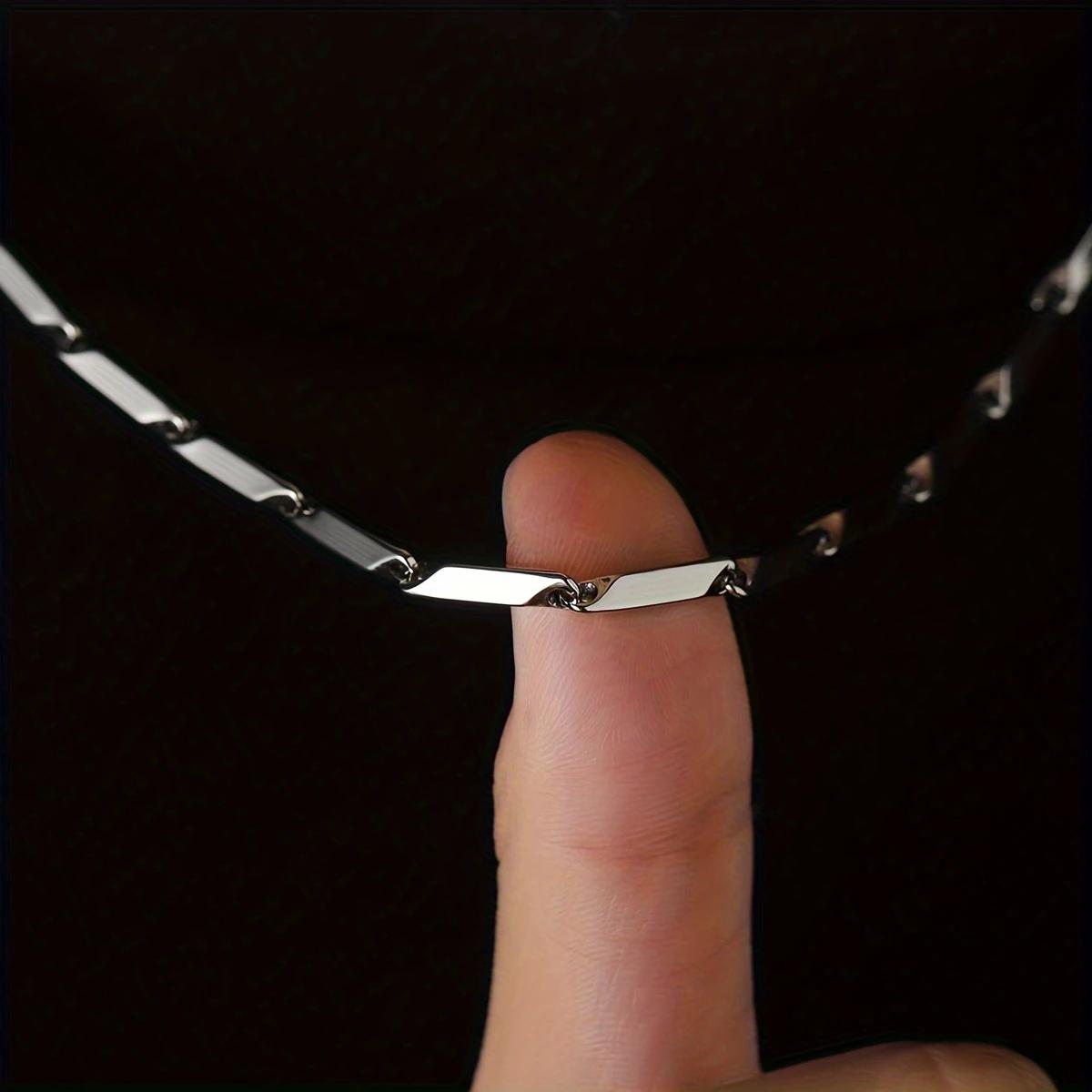 Silvery Curved Cross Stainless - Men'S Accessories Jewelry Brands 评论和价格