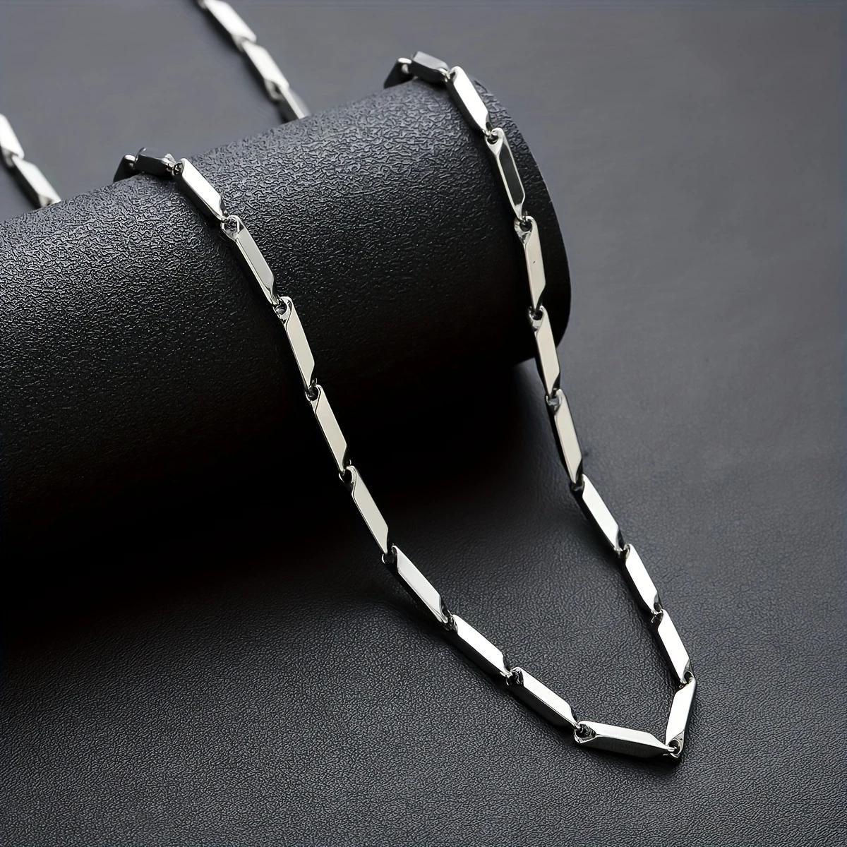 Silvery Curved Cross Stainless - Men'S Accessories Jewelry Brands 评论和价格